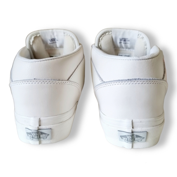 Vans Half Cab 33 DX Vintage Leather in White & Grey UK 8 EUR 42 Men's US 9.0 - Picture 15 of 16